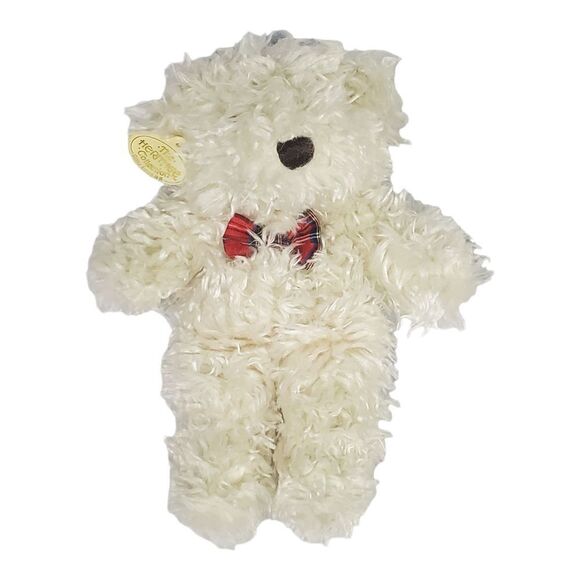 Ganz Antique Roosevelt Vintage Teddy Bear Cream Shaggy Floppy Stuffed Plush 10" - Picture 5 of 14